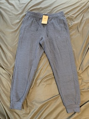 Nike Yoga Men's Small Dri-FIT Pants Joggers Workout Diffused Blue DV9885-491 New