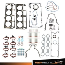 For Chevy Silverado Tahoe GMC Sierra Yukon 4.8L 04-08 Full Gasket Set&Head Bolts