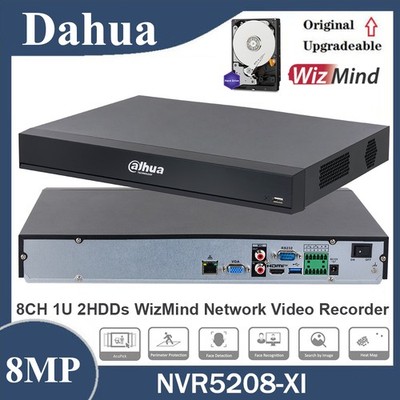 Dahua NVR5208-XI 32MP 8CH NVR Netzwerkvideorekorder für Dahua Sicherheitskamera