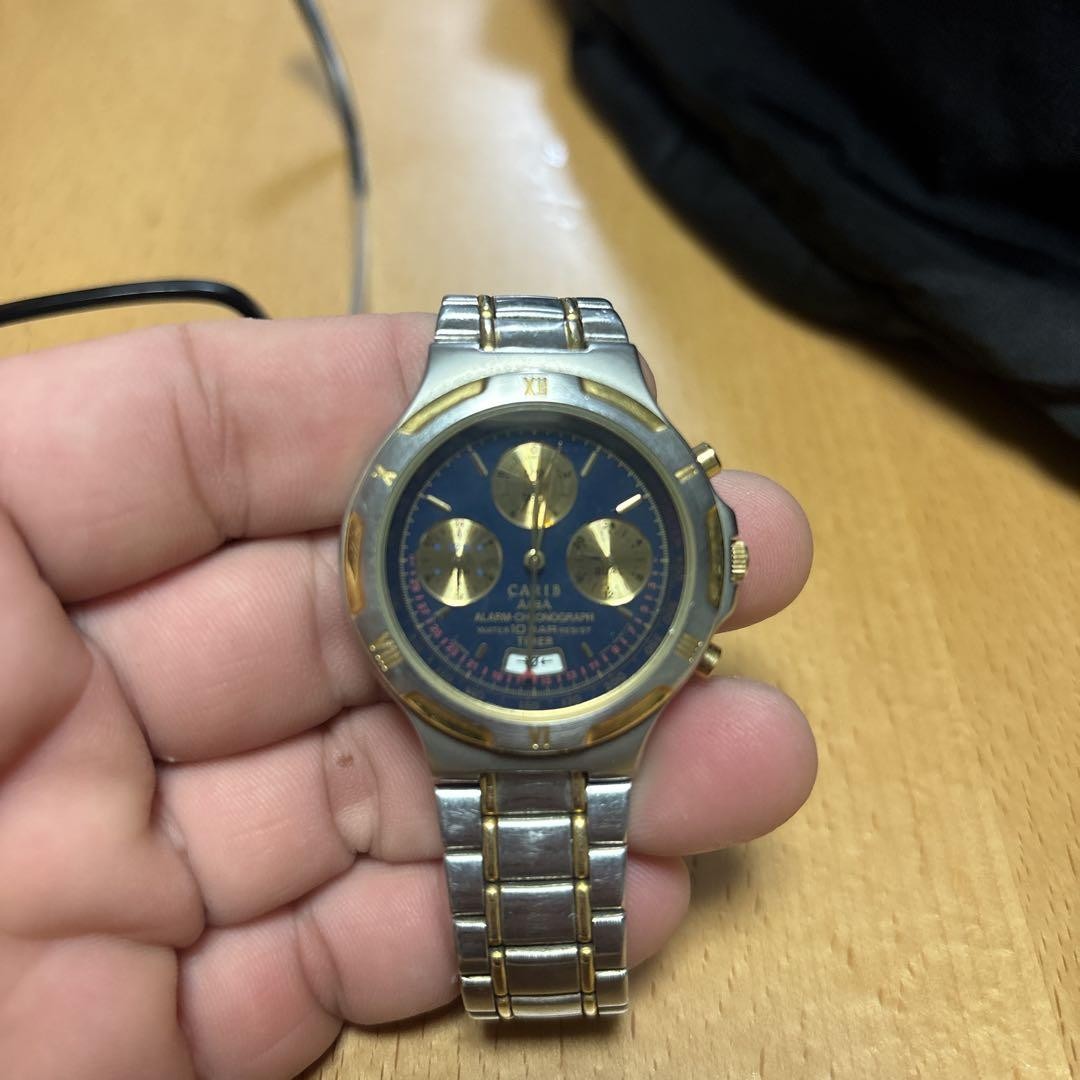 Casio Chronograph Watch Navy