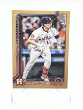 2025 Topps Series 1 Gold /2025 Shay Whitcomb RC #87 - Houston Astros