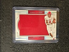 /2024 Lamar Jackson 38/39 Jumbo Patch MT+* Panini National Treasures Collegiate