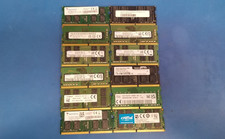 Lot of 12 : 16GB PC4 Laptop RAM : Mixed Brands, Models,Speeds - Not Tested