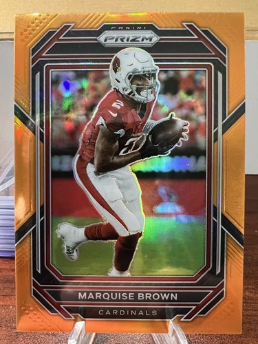2022 Prizm Football Marquise Brown Orange Prizm /249 Arizona Cardinals