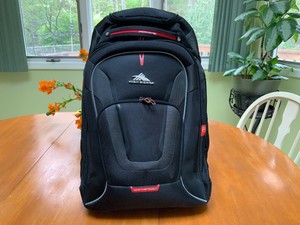 high sierra powerglide rolling laptop backpack