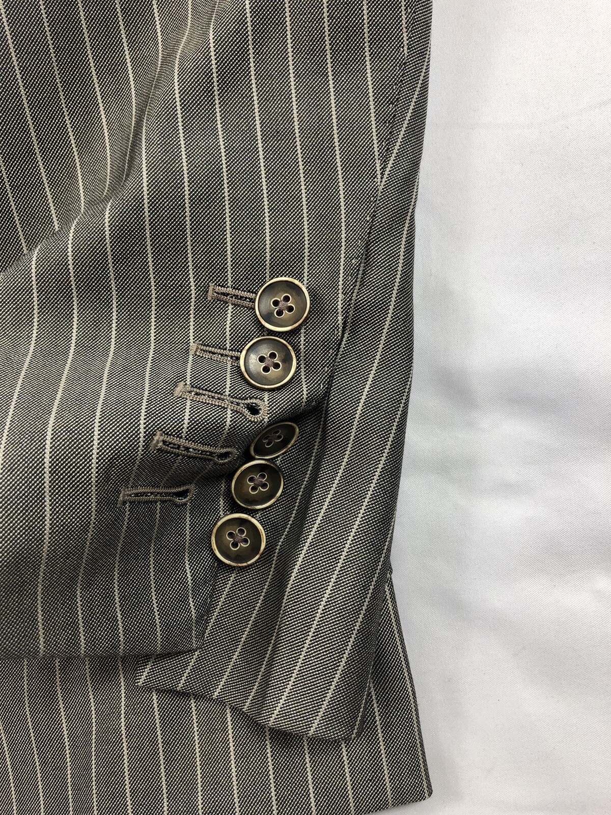 Randy Willard Gray Stripe Elbow Patch Functional … - image 5