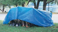 ANCHOR BRAND ANR2040 Multiple Use Tarpaulin Polyethylene 20ft x 40ft, Blue