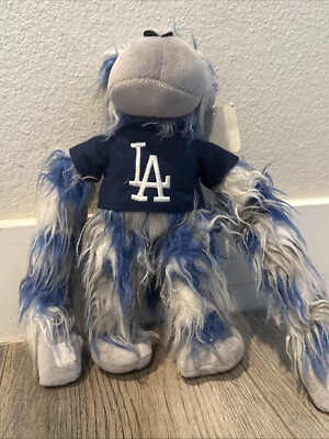 LA Dodgers rally monkey blue - inch plush stuffed animal | eBay