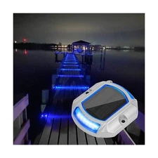 Solar Driveway Lights Dock Deck Lights 12Pack, 2Colors in 1, LED Solar Powered
