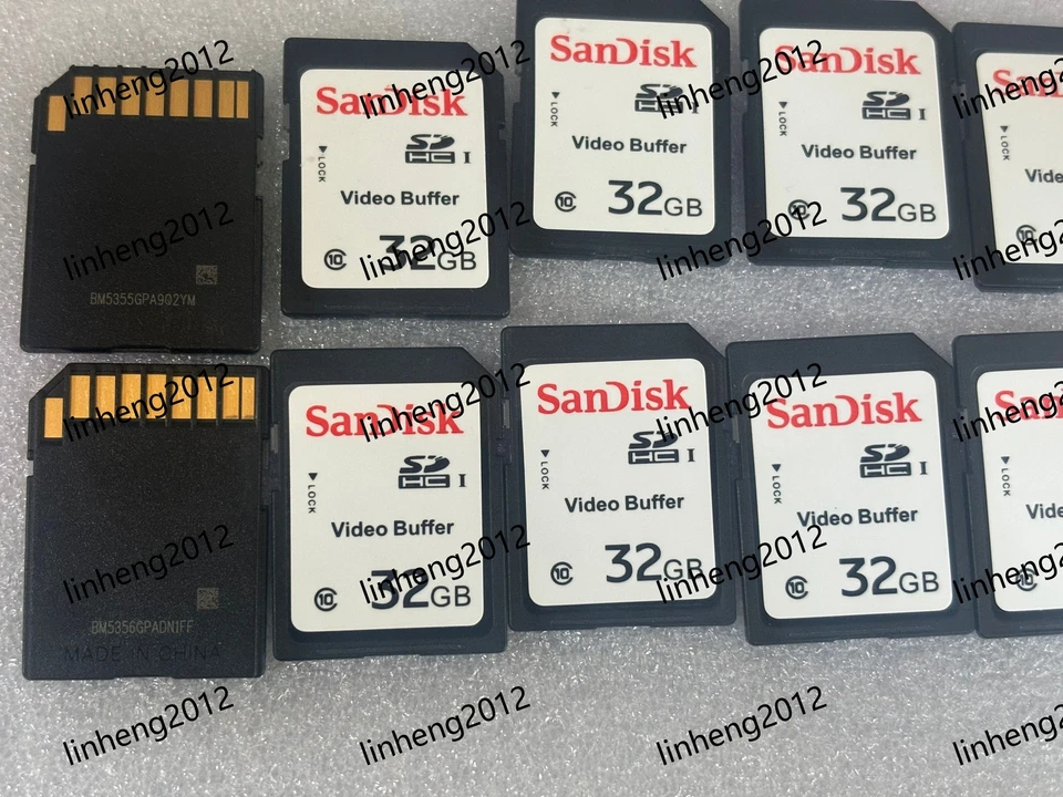 10PCS  SANDISK 32GB SD CARD SDHC - Image 2 of 2