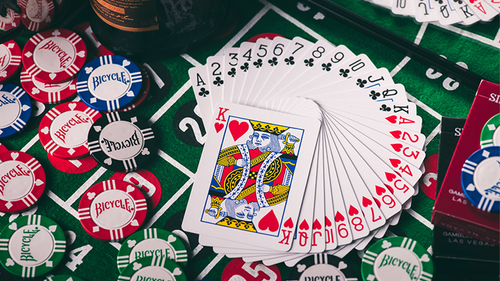 Silver Sackbut Playing Cards (Green) Printed by USPCC - Picture 4 of 6