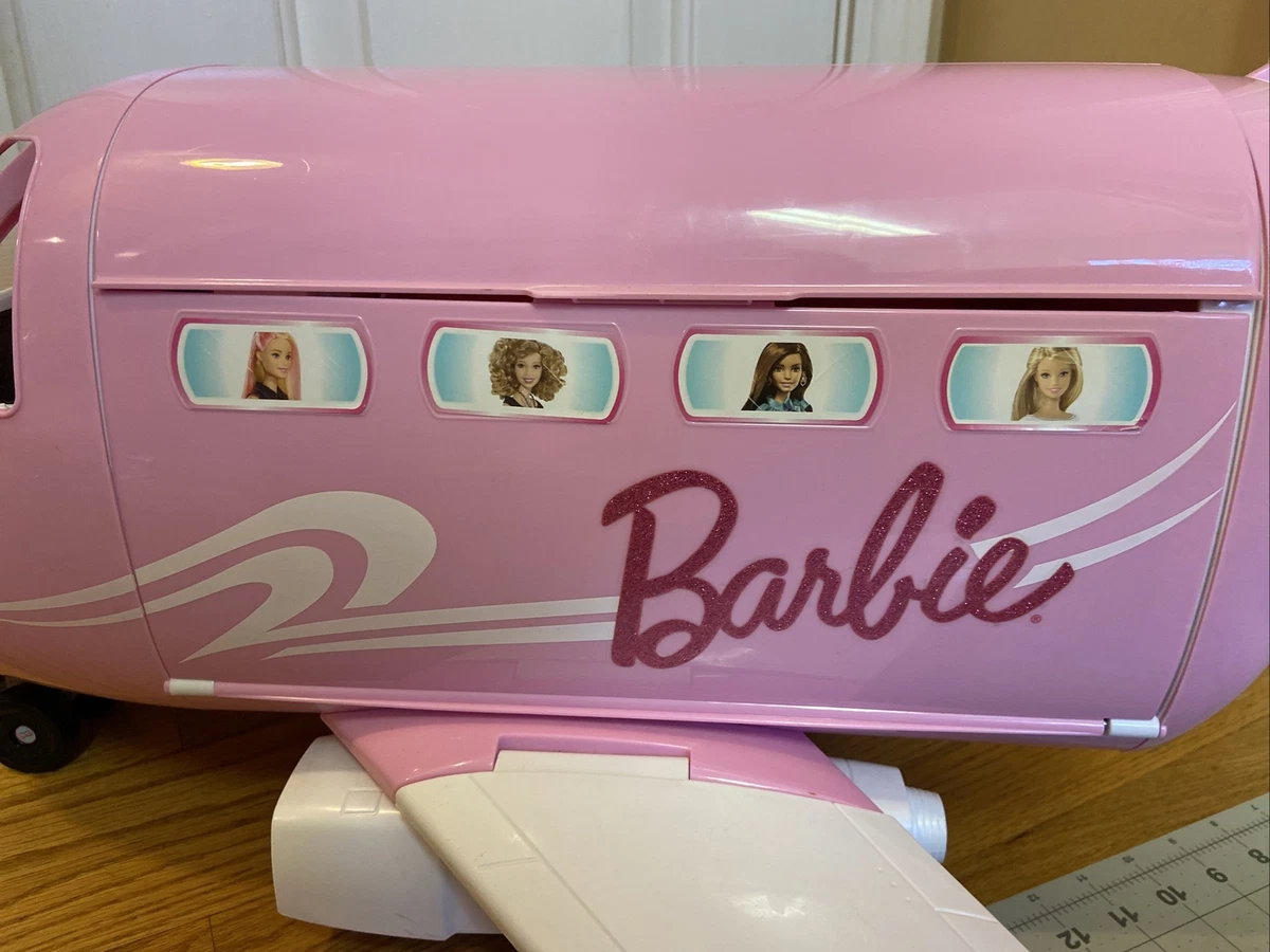 Mattel Barbie Pink Passport Glamour Vacation Jet Airplane Plane