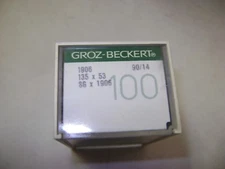 50 SIZE 90/14 GROZ-BECKERT 1906 135X53 SGX1906 SEWING MACHINE NEEDLES A395