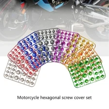 Screw Caps Motorcycle Motorbike Screw Nut Bolt Caps Cover Decoration Universally