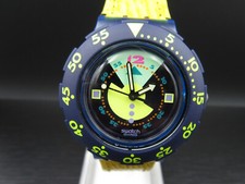 R830 Vintage " SWATCH " Scuba Divin 200 AG 1991 Armbanduhr Quartz Swiss Made