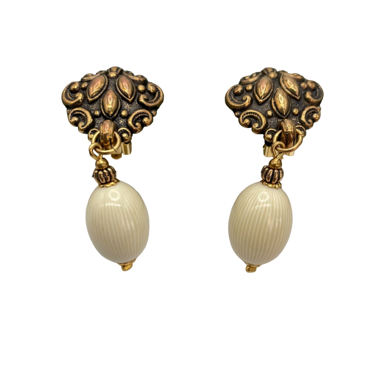 Vintage Unsigned Large Lightweight Statement Dang… - image 1