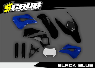 Husaberg TE 125/250/300 2010-2012 Black blue Plastic Body Kit