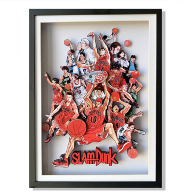 Slam Dunk SHOHOKU Basketball Team Picture Frame 3D Paper Art 43