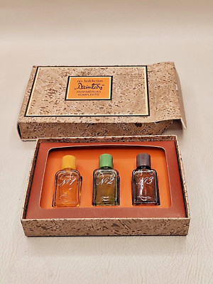 70s VINTAGE RARE LATVIA PERFUMES SET LADIES 3 ''DZINTARS COLLECTION''