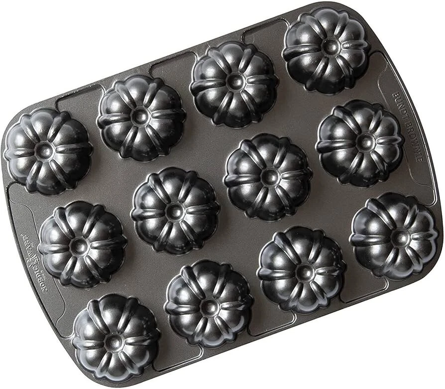 Nordic Ware Mini Brownie Bundt Baking Pan