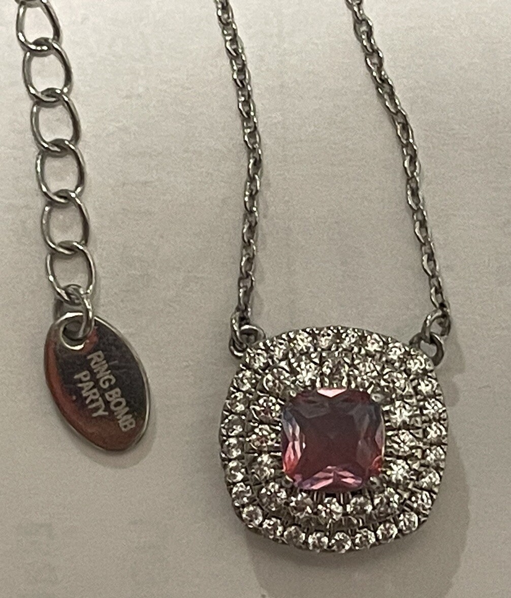 Ring Bomb Party RBP Unicorn Ombré Crystal Necklace NWOT | eBay