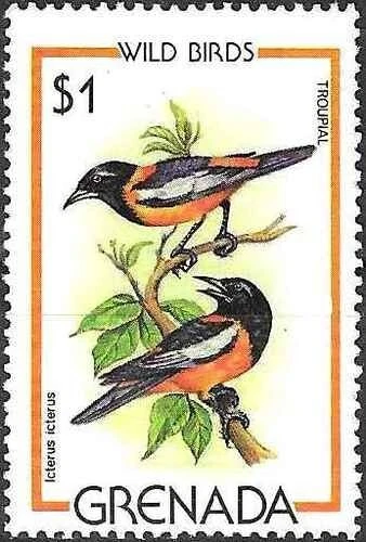 Timbre Oiseaux Grenade 915 ** (72309ER) - Photo 1/1