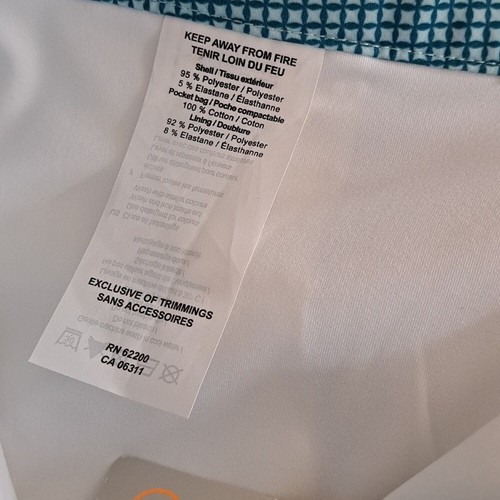 NWT PUMA Womens Teal Diamond Tech Golf Skort White Undershorts UPF50+ S-4 - Picture 9 of 9