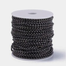 Black stainless steel Ball Bead Chain Jewellery