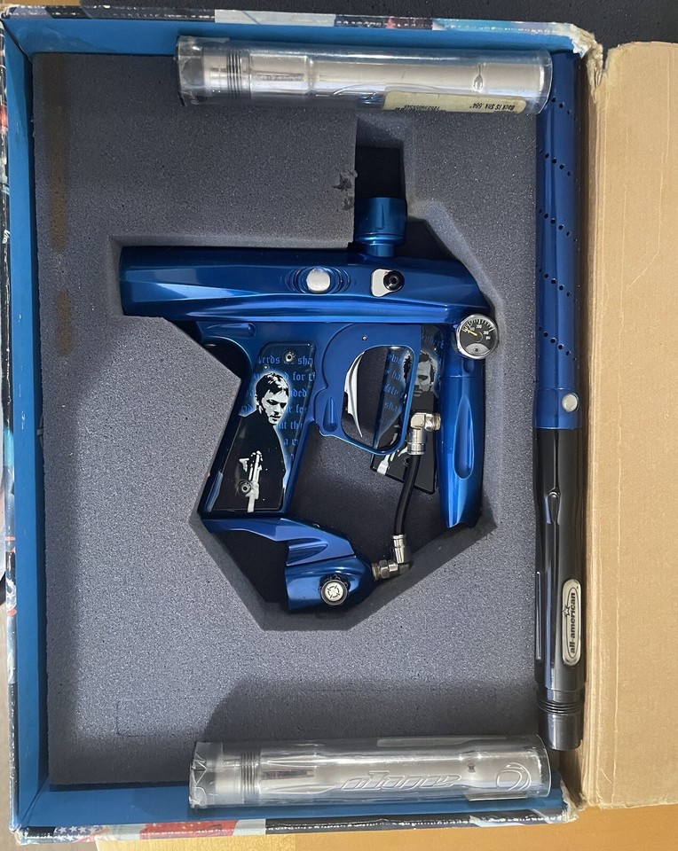 Shocker SFT Paintball Marker Gun Blue eBay