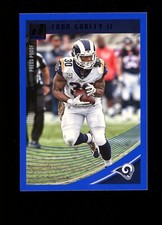2018 Donruss #148 Todd Gurley II Los Angeles Rams Blue Press Proof