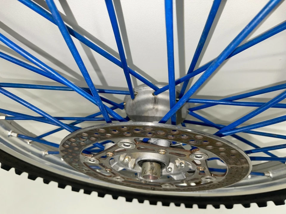 2004 02-05 YAMAHA YZ250F EXCEL FRONT WHEEL RIM HUB ASSEMBLY ROTOR J21X1.60 - Image 4 of 4