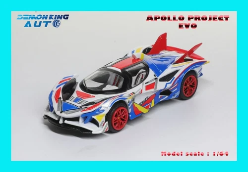 2024 Demon King Auto 1/64 China Exhibition Limited APOLLO PROJECT EVO GUNDAM - Imagen 6 de 8