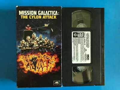 Mission Galactica: The Cyclon attack     VHS tape & sleeve