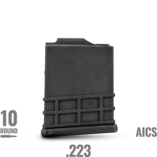 MDT Polymer AICS 10 RD Magazine Bolt Action Rifles .223 Rem Black 106539-BLK