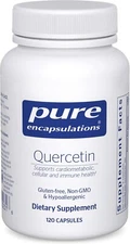 Pure Encapsulations Quercetin 500mg, Immune & Heart Support, 120ct, Exp 01/27