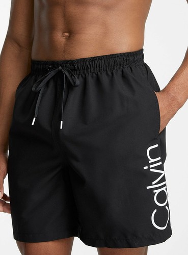 calvin klein logo swim shorts
