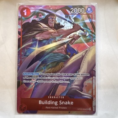 One Piece Building Snake OP09-008 Premium CC: Best Selection Vol. 4 Near Mint NM