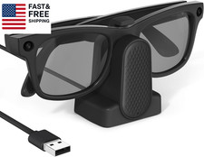 Charging Dock Compatible with Ray-Ban Meta Smart Glasses Wayfarer/Skyler/Headli