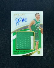 2020-21 Panini Immaculate #PPA-PPR Payton Pritchard RC Patch Auto RPA 32/50 QC80