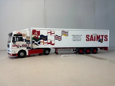Corgi CC13406 Man tga + box trailer Saints tpt 1.50 scale (used) - Image 1 of 4