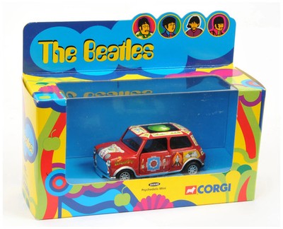 Corgi Cars The Beatles Psychedelic Mini 04440 RARE for sale online