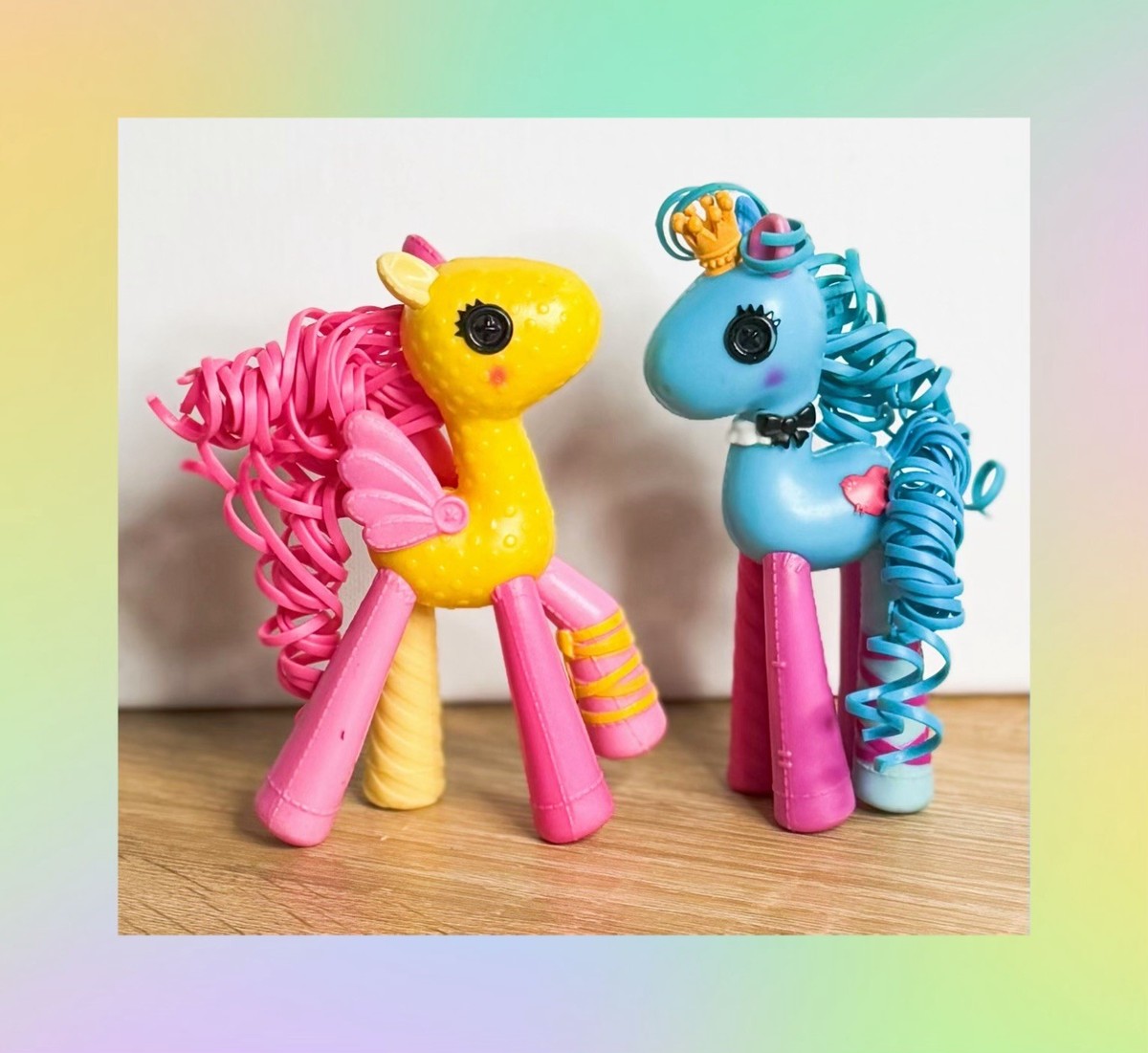 Lalaloopsy Tea Biscuit & Macadamia Lala-Oopsies Horse Blue Yellow