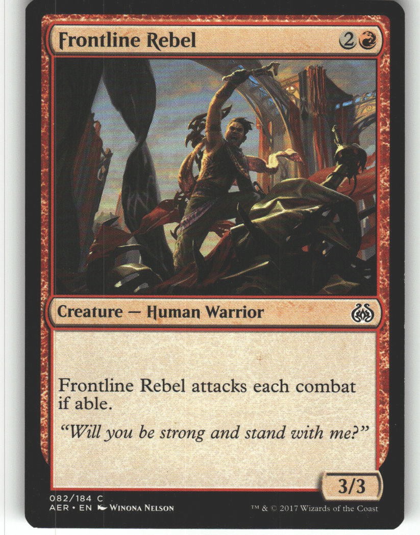 Frontline Rebel - Aether Revolt - MTG - Common - #82 - NM