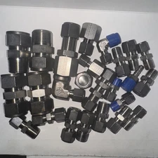 Assorted Parker Compression Fittings - 316 SS - New Old Stock Great Deal On Bulk
