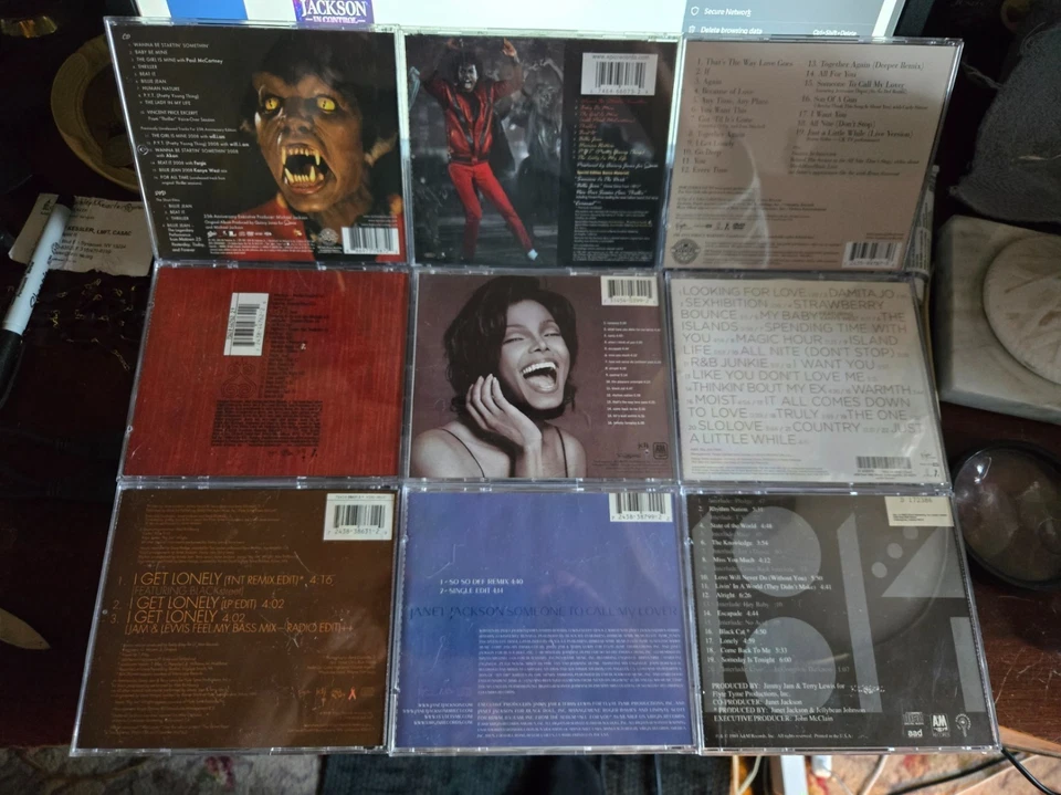 JANET JACKSON CD/DVD LOT vg to mint great selection $57.00 - Image 2 of 4