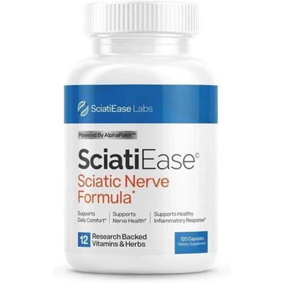 Sciatic Nerve Support for Sciatica Pain Relief & Nerve Comfort, 120 Capsules