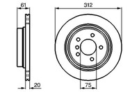 1X Bosch Bremsscheibe 0 986 478 763 FüR Bmw 3Er E36 Z3 Roadster
