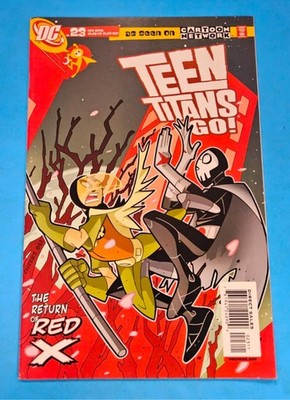 2004 TEEN TITANS GO # 23 Comic Cartoon Network ~ 1ST RED X Appearance ~ RARE KEY