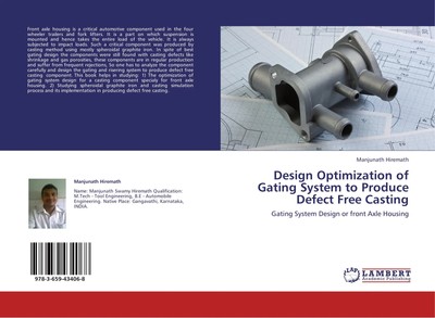 Manjunath Hiremath | Design Optimization of Gating System to Produce Defect...