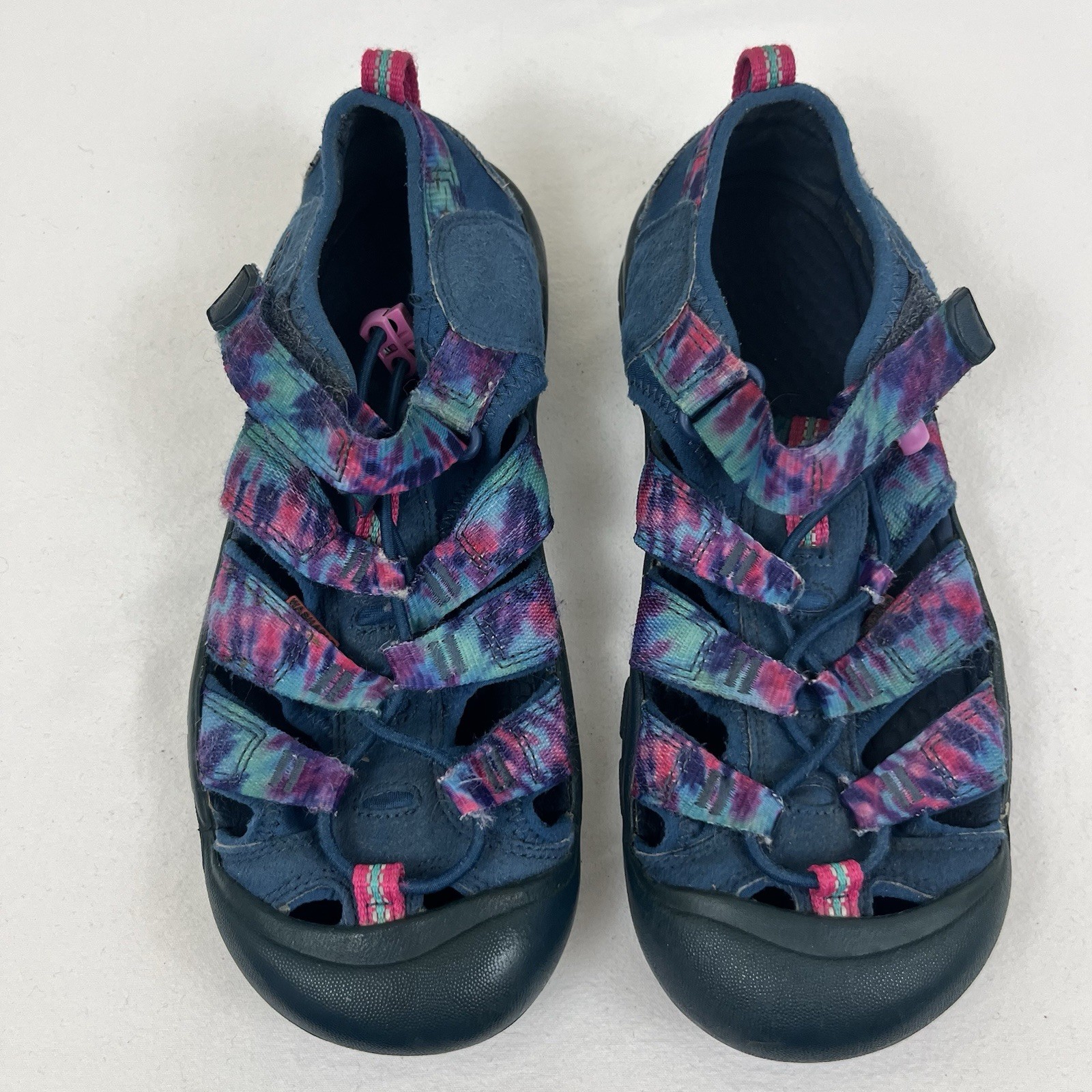 Scarpe sandalo Keen Newport H2 per bambini 1017311 colore navy tie dye TAGLIA 4